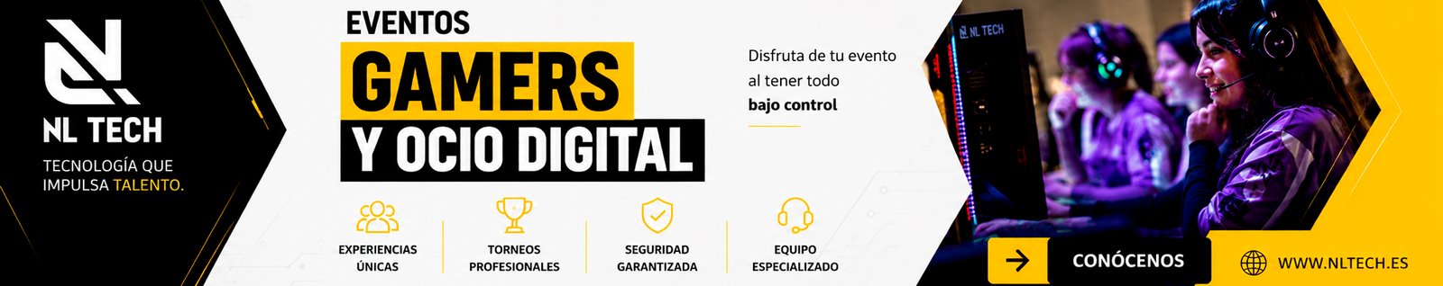 NLTech – Ocio digital, formación y eventos gaming